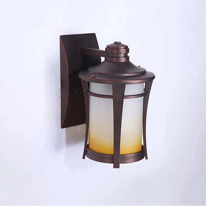 Applique murale rétro vintage imperméable pour intérieur et extérieur - Style Classique | Marco Lucetti Brun / CHINE / Pas d&#39;ampoule E27