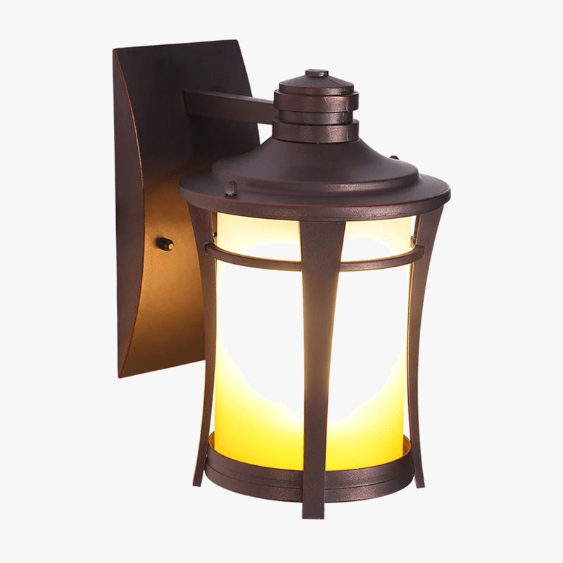 Applique murale rétro vintage imperméable pour intérieur et extérieur - Style Classique | Marco Lucetti Brun / CHINE / Pas d&#39;ampoule E27