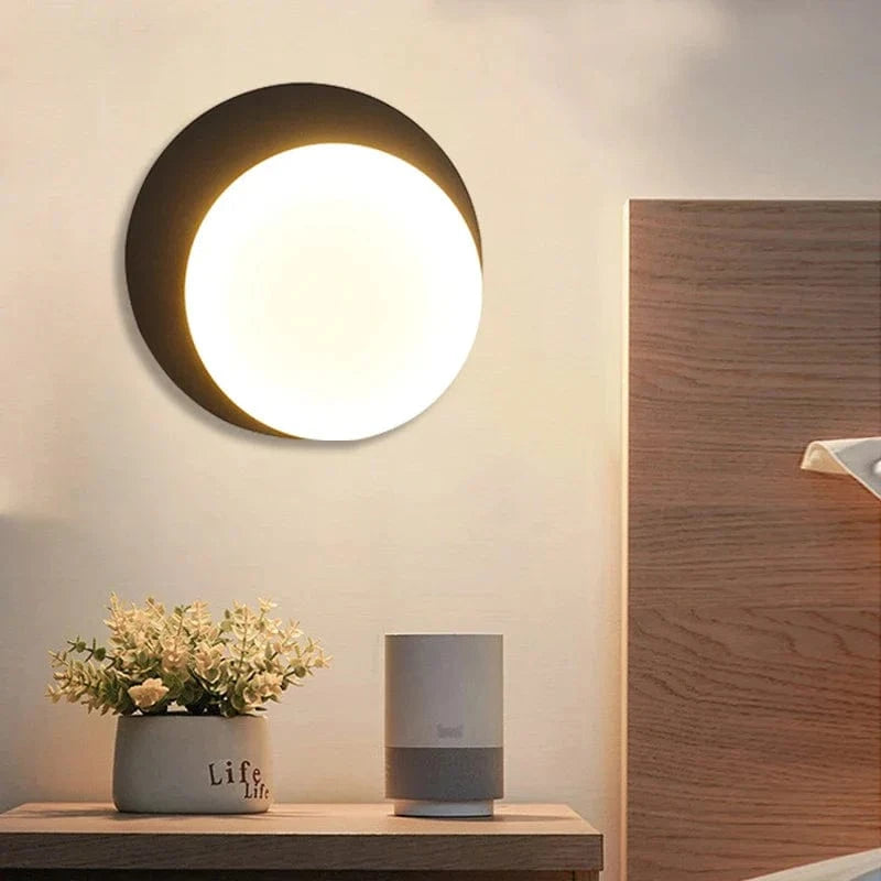 Applique murale ronde de chambre à coucher, design exclusif | Marco Lucetti