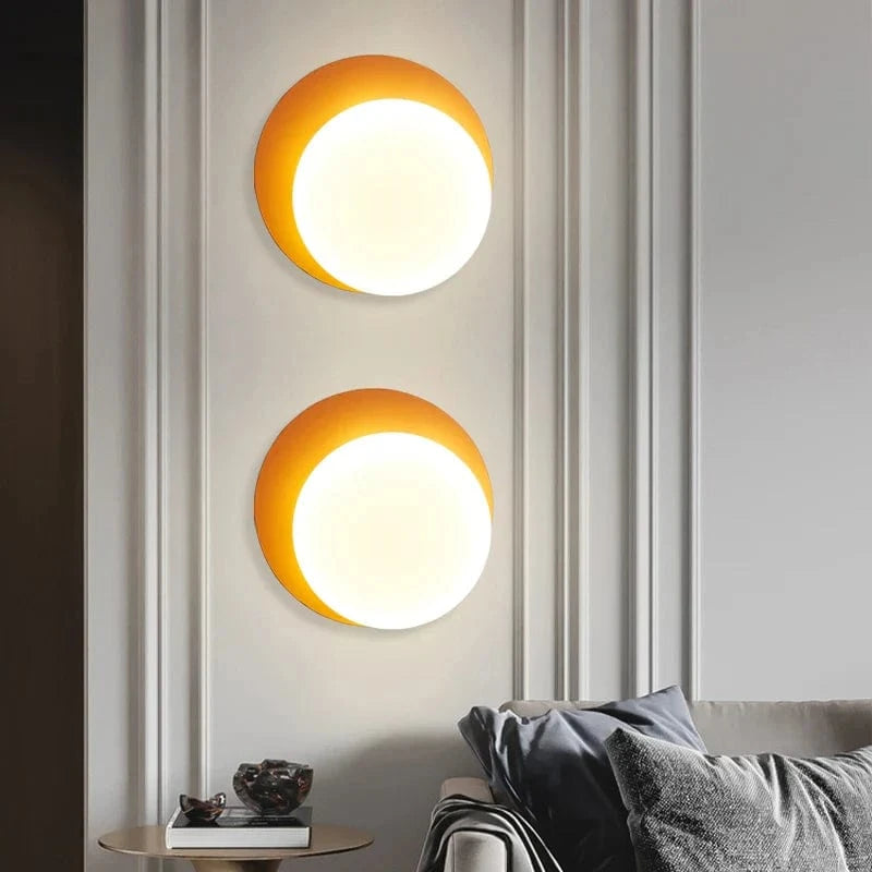 Applique murale ronde de chambre à coucher, design exclusif | Marco Lucetti