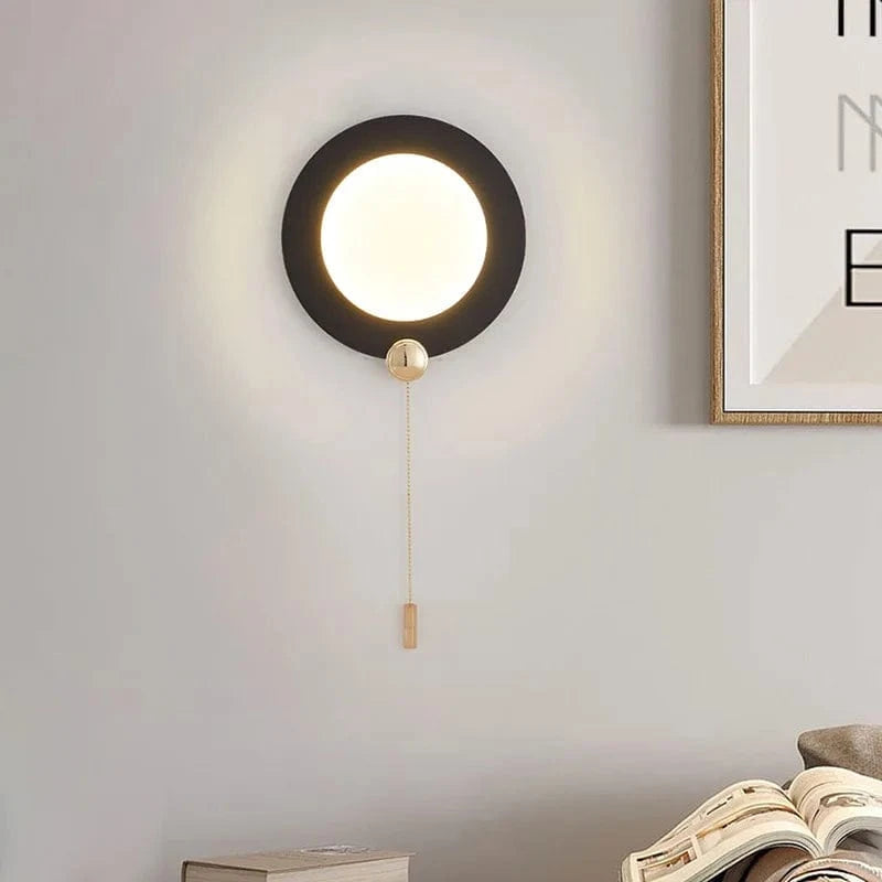 Applique murale ronde de chambre à coucher, design exclusif | Marco Lucetti