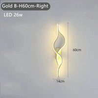 Applique murale ronde design. | Marco Lucetti Or B 60cm Droite / Lumière chaude