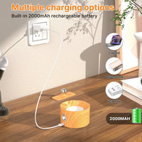 Applique murale ronde en bois avec LED directionnelle. | Marco Lucetti