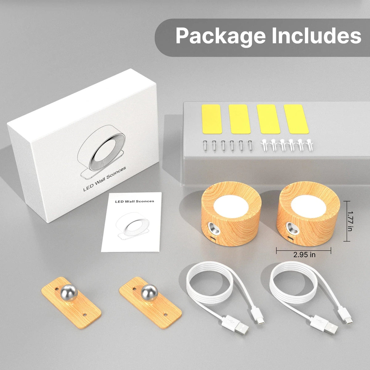 Applique murale ronde en bois avec LED directionnelle. | Marco Lucetti