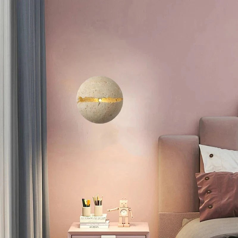 Applique murale ronde en pierre créative pour des espaces d'exception | Marco Lucetti