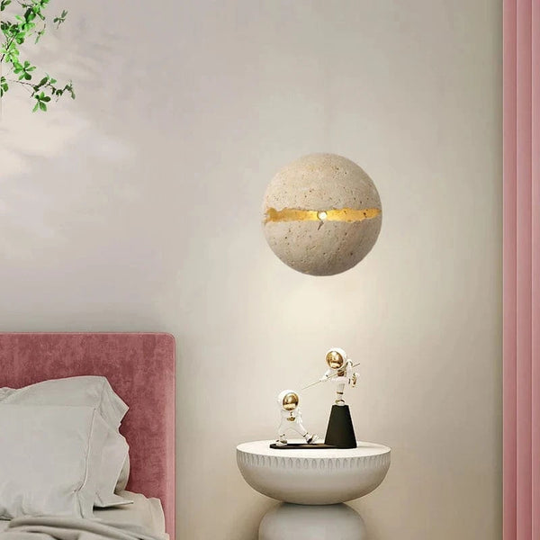 Applique murale ronde en pierre créative pour des espaces d'exception | Marco Lucetti