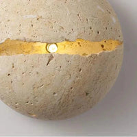 Applique Murale Ronde en Pierre Créative pour Hôtel Bureau Boutique | Marco Lucetti