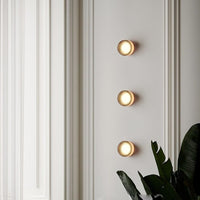 Applique murale ronde LED en verre - Style moderne | Marco Lucetti