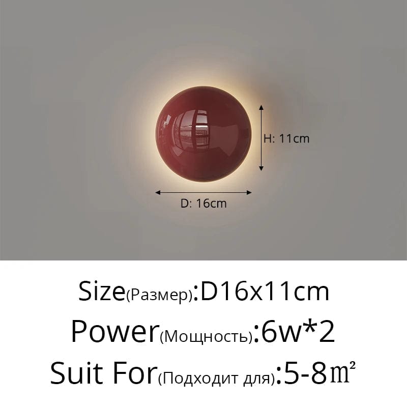 Applique murale ronde minimaliste Bauhaus médiéval. | Marco Lucetti