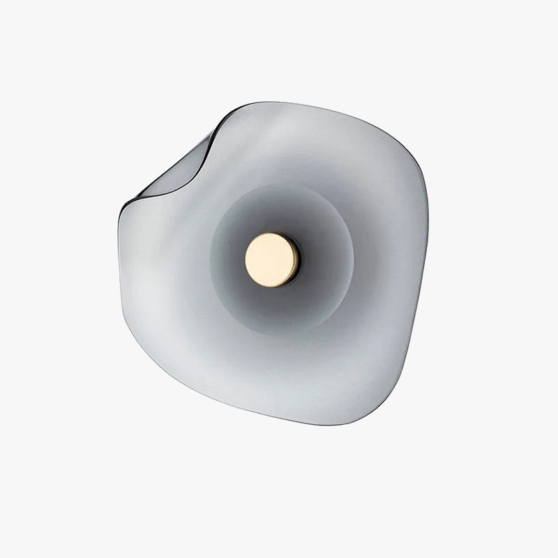 Applique murale ronde - Verre gris tendance | Marco Lucetti