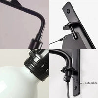 Applique murale rotative à bras long minimaliste avec interrupteur | Marco Lucetti