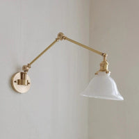 Applique Murale Rotative en Cuivre avec Bras Long Pivotant par IWH'D | Marco Lucetti Allumez la prise 1 / 4W (max100w)