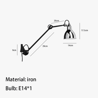 Applique Murale Rotative Métallique avec Prise | Marco Lucetti