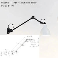 Applique Murale Rotative Métallique avec Prise | Marco Lucetti L-White / With plug / White light