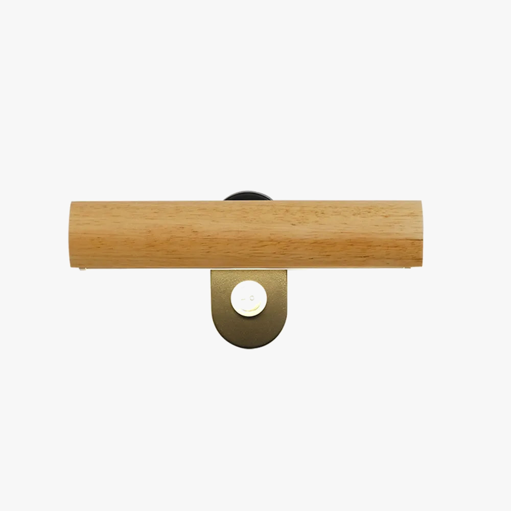 Applique Murale Pivotante Bois Nordique avec Interrupteur LED