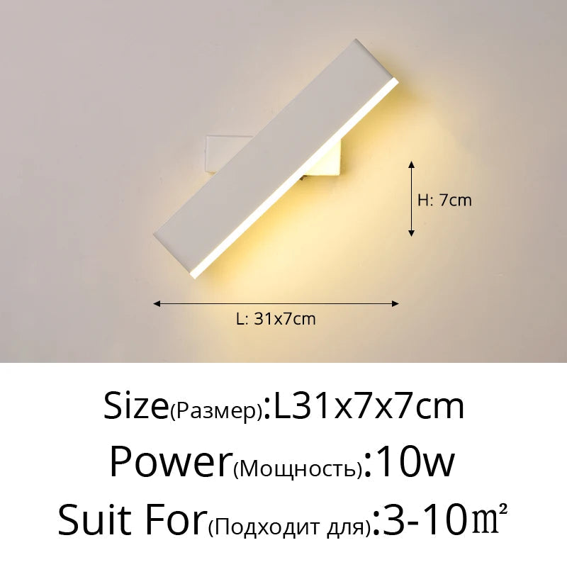Applique Murale Rotative Spectre Complet Créative Transfrontalière - Éclairage Innovant