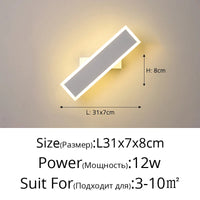 Applique Murale Rotative Spectre Complet Créative Transfrontalière - Éclairage Innovant