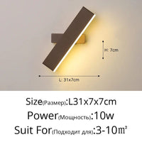 Applique Murale Rotative Spectre Complet Créative Transfrontalière - Éclairage Innovant | Marco Lucetti