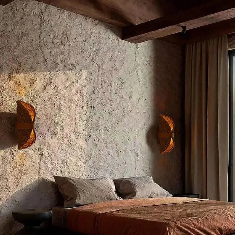 Applique murale Royal sud-est asiatique Ratta Tissage retro | Marco Lucetti