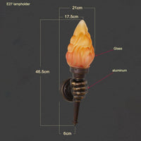 Applique murale rustique DragonFire™ en verre Vintage | Marco Lucetti