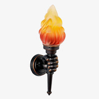 Applique murale rustique DragonFire™ en verre Vintage | Marco Lucetti A - main gauche