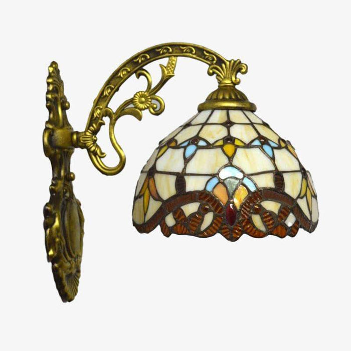 Applique murale rustique et antique Tiffany | Marco Lucetti Jaune
