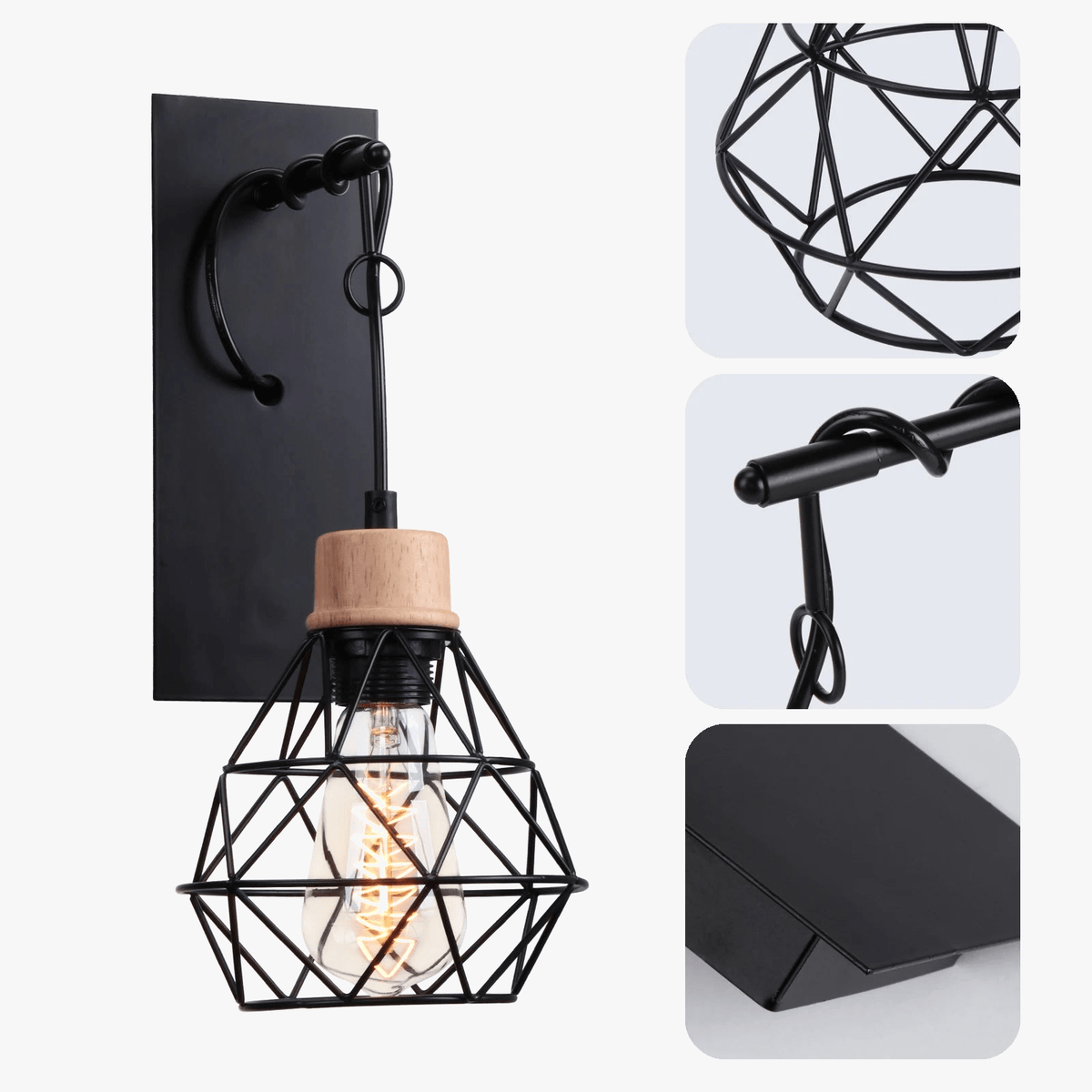 Applique murale scandinave en bois | Marco Lucetti UN