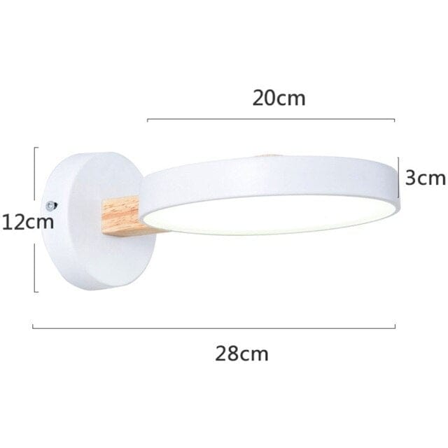 Applique murale scandinave LED Cesia. | Marco Lucetti Blanc