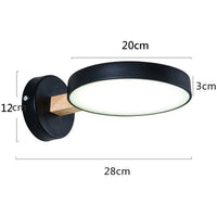 Applique murale scandinave LED Cesia. | Marco Lucetti Noir