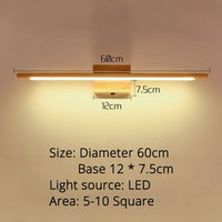 Applique murale scandinave LED en bois - Aroa Mirror | Marco Lucetti Froide