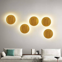 Applique murale scandinave LED ovale en bois | Marco Lucetti