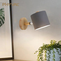 Applique murale scandinave "Macaron" en métal et bois | Marco Lucetti