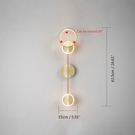 Applique murale Sicily Or Brillant | Marco Lucetti