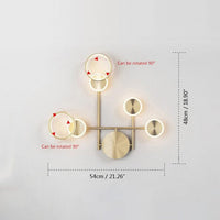 Applique murale Sicily Or Brillant | Marco Lucetti