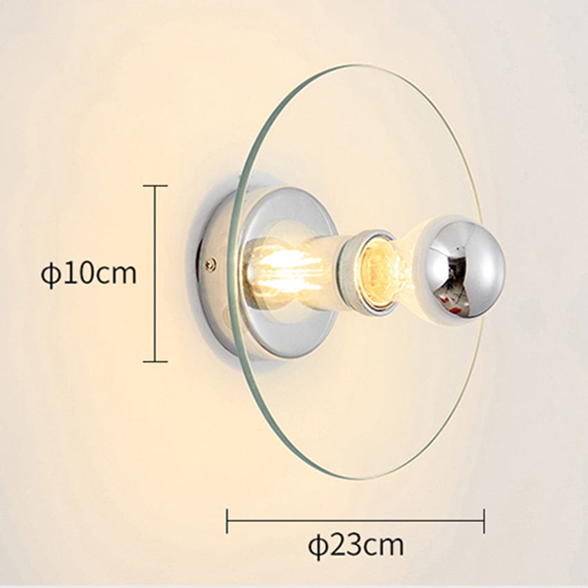 Applique murale Silas Vintage en verre circulaire | Marco Lucetti