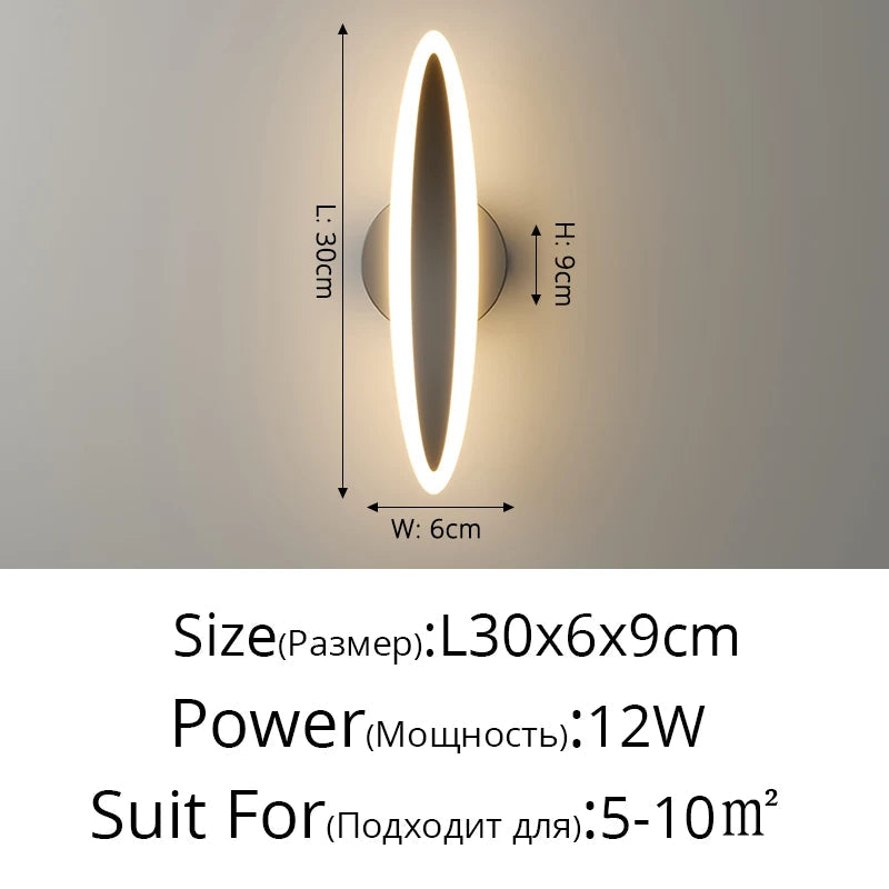 Applique Murale Design Moderne Loft LED