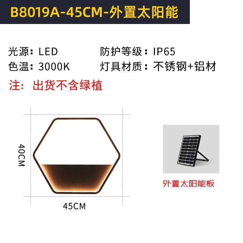 Applique murale solaire étanche pour extérieur de villa | Marco Lucetti