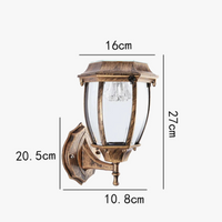 Applique murale solaire LED pour extérieur - Cour lumière villa solaire