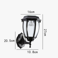 Applique murale solaire LED pour extérieur - Cour lumière villa solaire