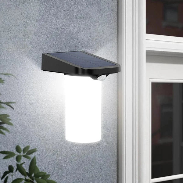 Applique murale solaire LED étanche pour décoration extérieure de jardin | Marco Lucetti Blanc froid (5 500-7 000 K).