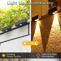 Applique murale solaire LED étanche pour extérieur : idéale pour jardin, balcon et patio | Marco Lucetti