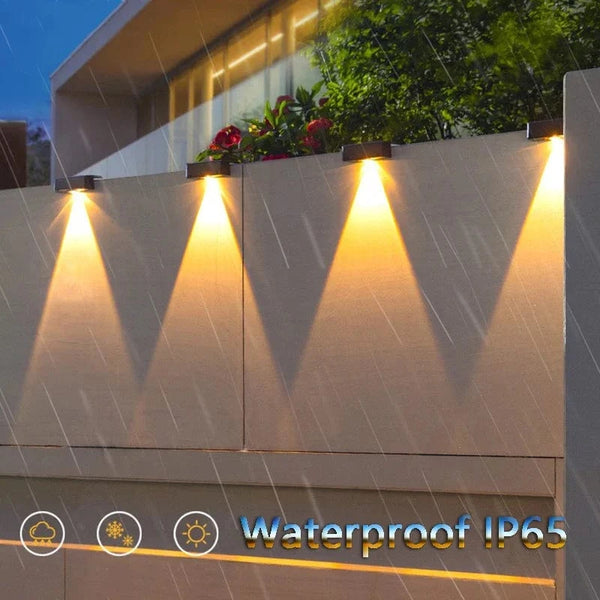 Applique murale solaire LED étanche pour extérieur : idéale pour jardin, balcon et patio | Marco Lucetti