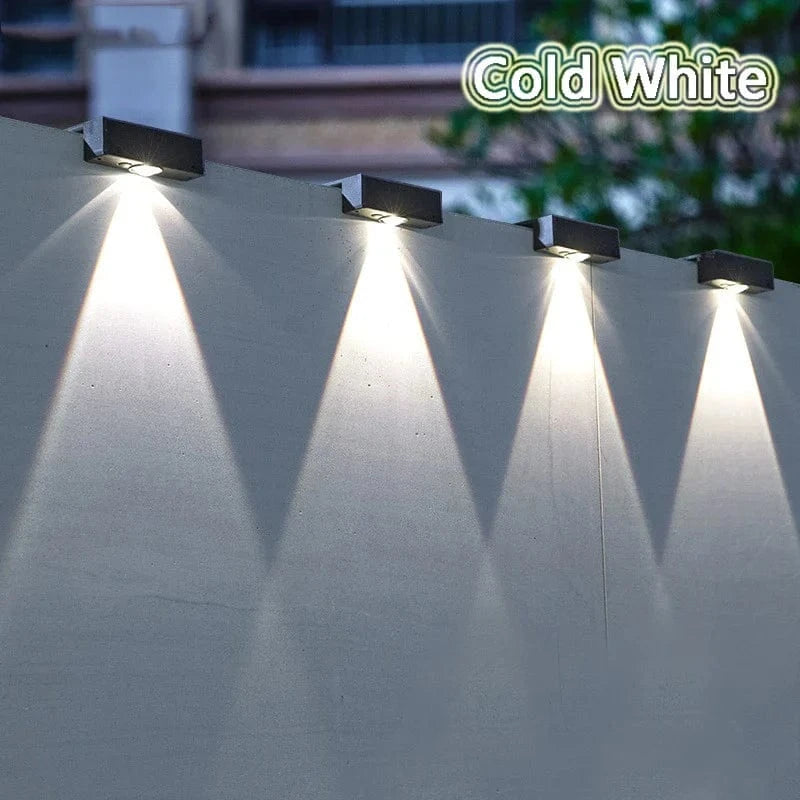 Applique murale solaire LED étanche pour extérieur : idéale pour jardin, balcon et patio | Marco Lucetti