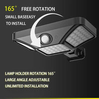 Applique murale solaire Led extérieure pour jardin, cour et couloir - IP65 étanche | Marco Lucetti