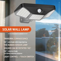 Applique murale solaire Led extérieure pour jardin, cour et couloir - IP65 étanche | Marco Lucetti