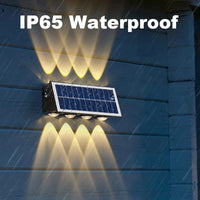 Applique murale solaire LED moderne et étanche pour extérieur – Idéale pour jardin, cour et rue | Marco Lucetti