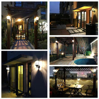 Applique murale solaire LED pour extérieur - Cour lumière villa solaire  | Marco Lucetti