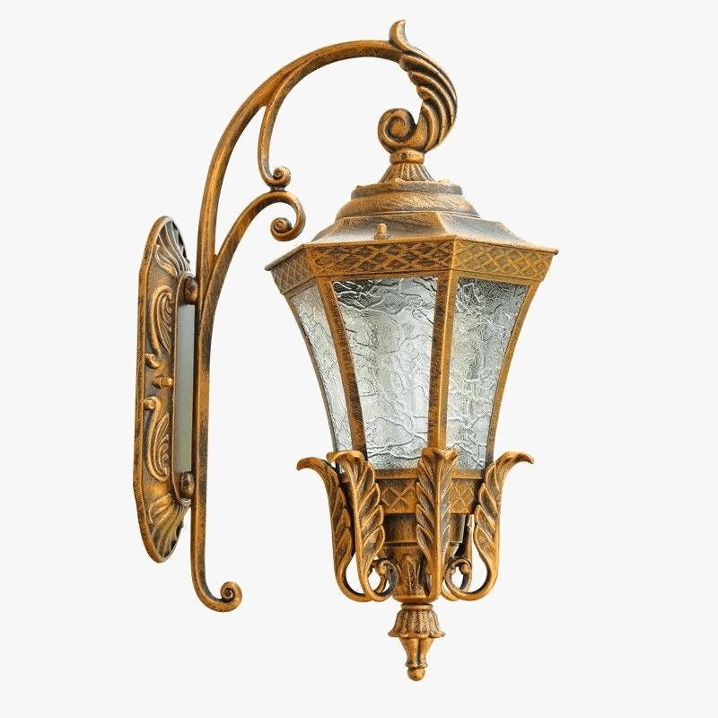 Applique Murale Solaire Rétro Europe pour Jardin - Étanche et Antirouille | Marco Lucetti