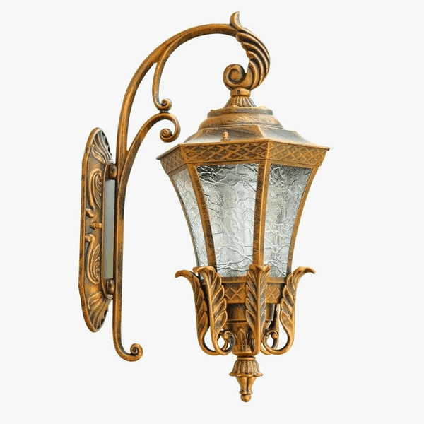 Applique Murale Solaire Rétro Europe pour Jardin - Étanche et Antirouille | Marco Lucetti