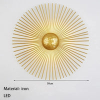 Applique murale soleil LED pour hôtel design | Marco Lucetti Diamètre 50cm / Blanc chaud (2700-3500K)